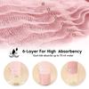 Baby Bibs Muslin Cotton Stuff Newborn Snap Button Soft Cartoon Triangle Saliva Towel Burp Cloth Girls Boys Feeding Droolbibs