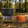 Outdoor Camping Stove Head Portable Folding Gas Stove Barbecue Stove Electronic Ignition Gas Stove Outdoor Convenient Stove