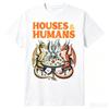 Unisexs Tshirt Fun Dungeonsdragons Inspired Tees Househuunisexs Rpg Parody Game Player Top With Dragon And Wizard Battle Design