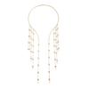 Pendant multi-level love fringed collar, retro futuristic sexy dress collar