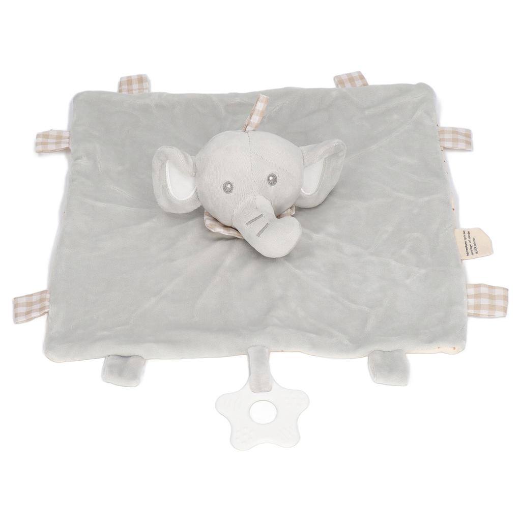 Babyelefant Beißpuppen Elefant Beißring Beißdecke Weiche Säuglings-Sicherheitsdecke