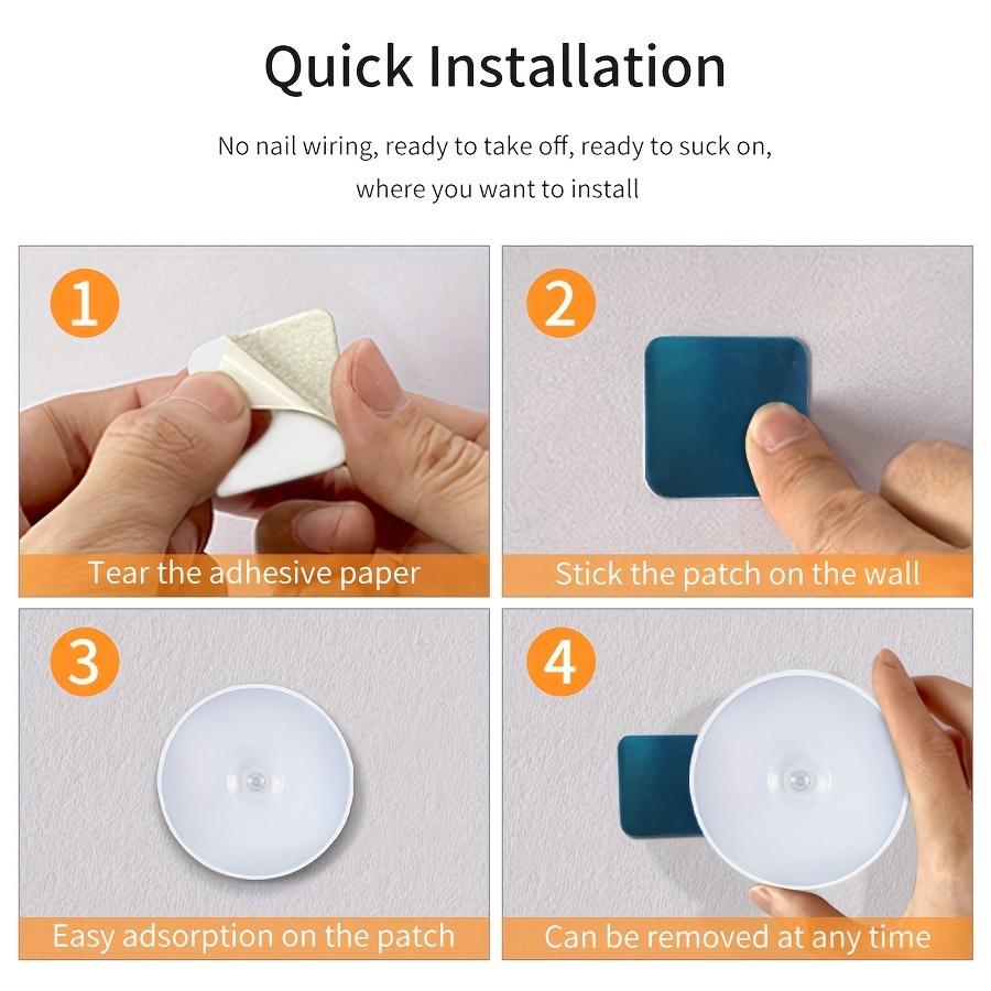 1pc Wireless Motion Sensor Night Light, Bedroom Decor Light, Intelligent Induction Lamp, for Staircase Closet Room Step Lighting