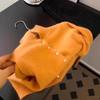 New Autumn Loose Orange Stand-up Knitted Cardigan for Women Long-sleeved High-end Soft Waxy Sweater