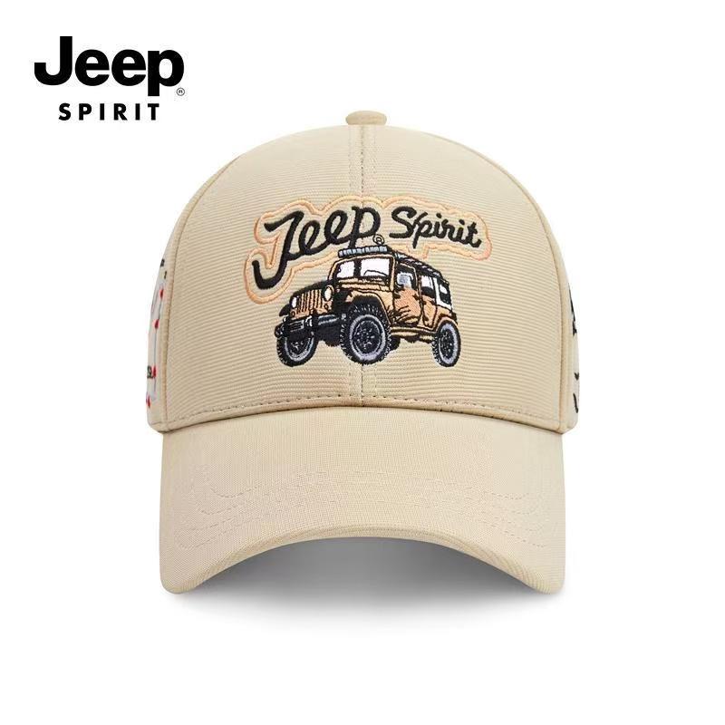 2026 Jeep High-quality Pure Cotton Embroidered Baseball Cap, Adjustable and Suitable for Both Men and Women. It Is Suitable for