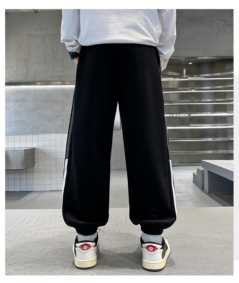 Spring & Autumn 2023 Boys' Casual Korean-Style Sports Pants - Available In Medium and Large Sizes