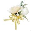 Corsage Artificial Flower Bouquet Bridesmaid Wedding Ceremony Party Decoration For Groomsmen