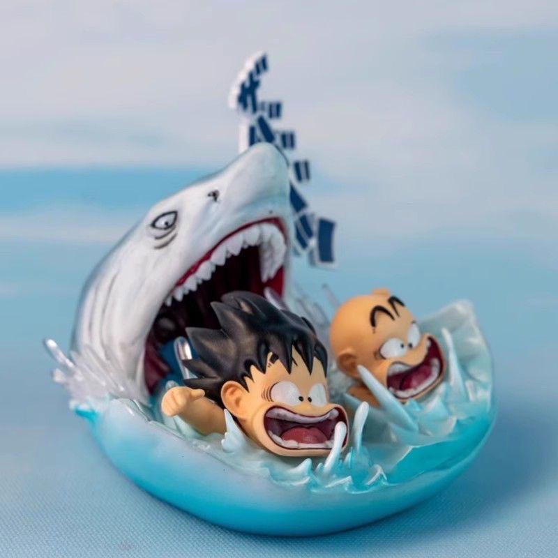 5CM/1.97in Anime Dragon Ball Z Figure Son Goku and Krilin Anime Collectible Model Toys Gifts
