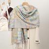 New Shawl Warm Winter Scarf Hijab Women Print Paisley Cashmere Pashmina Thick Wrap Head Neck Foulard Luxury  Blanket Echarpe