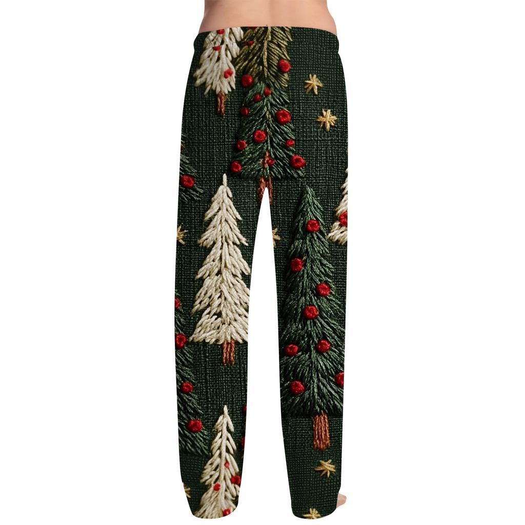 Men's Christmas Print Sleep Pants for Casual at Home