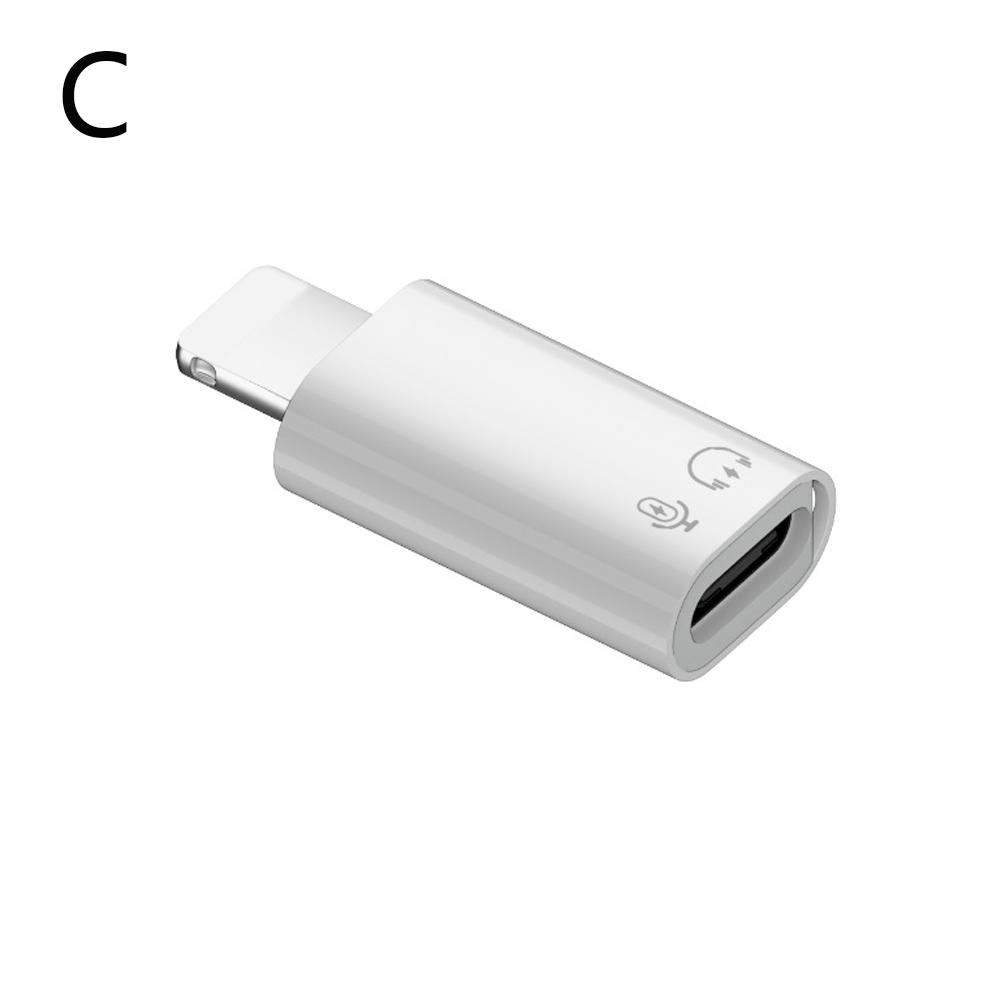

For Apple 15 Lavalier Microphone OTG Adapter Type-C to Female Charging two-in-one Special Adapter Portable with a Keyhole