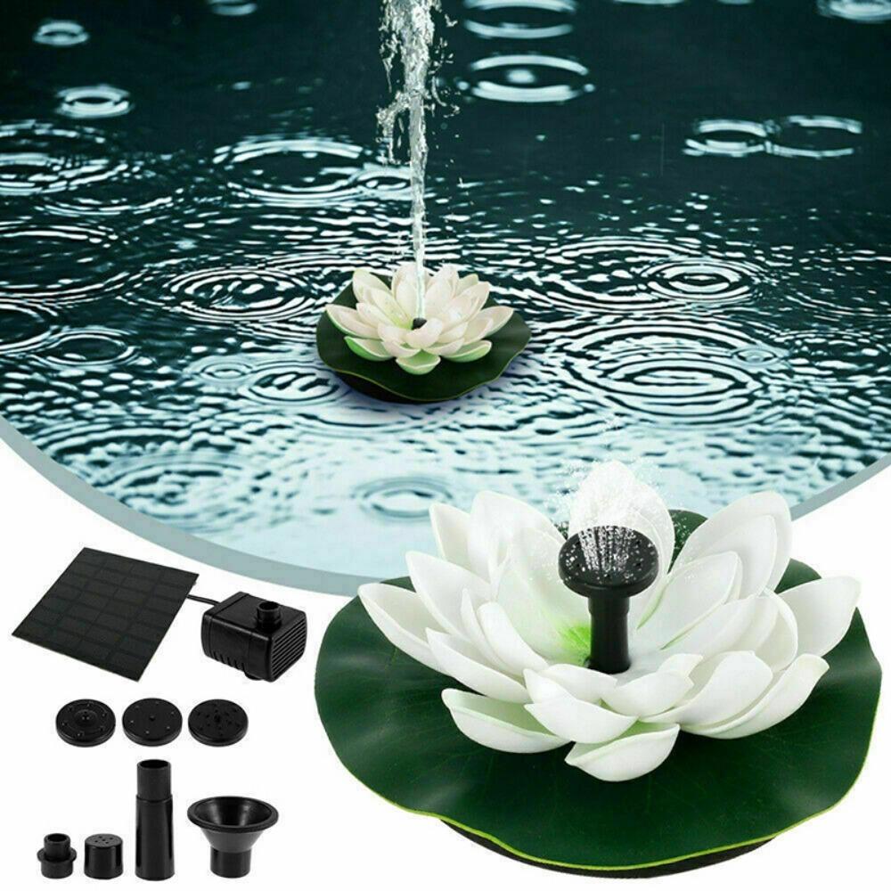 for Pool Pond Decoration Bird Bath Fountain Floating Garden Fountain Solar Fountain Water Fountain