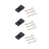 100PCS 11.010 Male JR Plug DIY JR Pin Kit Gold Plating JR Connector for Electronic Equipment