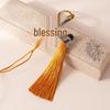 Handmade Chinese Knot Tassel Gourd Charm - DIY Car Hanging Ornament & Musical Instrument Accent