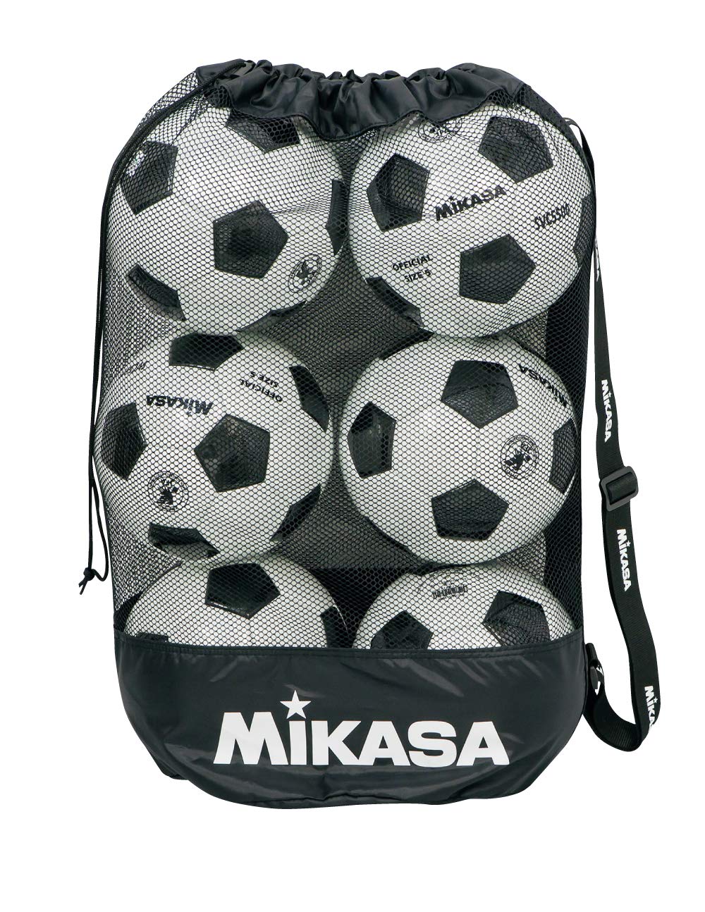 

Сумка-сітка MIKASA з куліскою для м ячів, Тип, Розмір, чорний