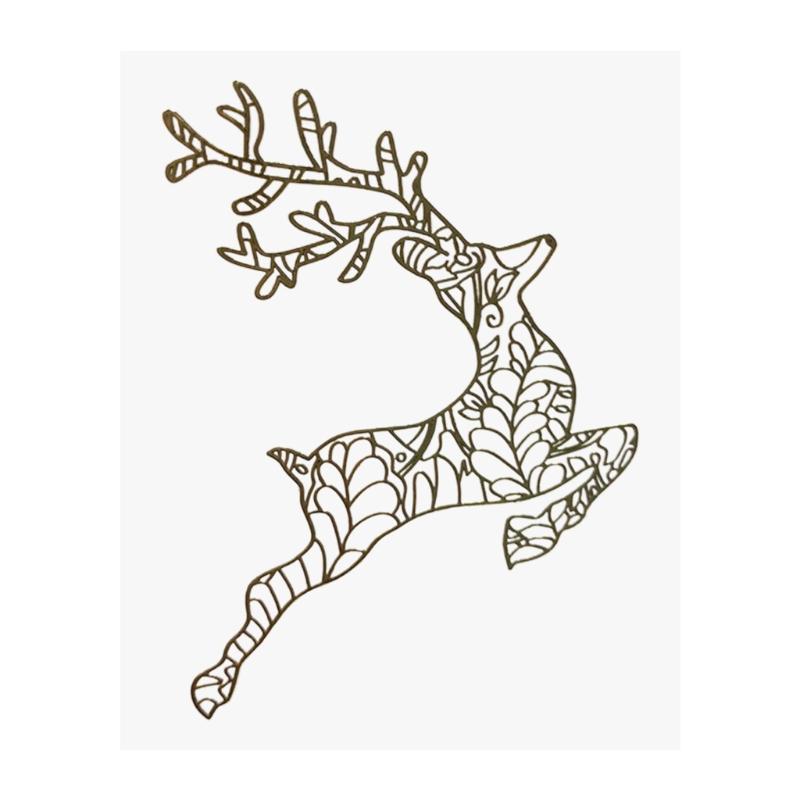 5Sheets Elegant Butterfly Metal Stickers Resin Mold Fillers Jewelry Making Materials Filling Epoxy Resin Supplies