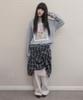 Aiiiai Pin-Up Check Layered Skirt