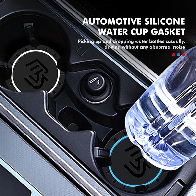 For Mazda 2pcs Car Water Cup Holder Anti Slip Insert Silicone Coaster Pad 3 6 CX3 CX-3 CX-5 CX5 CX8 CX 9 Axela ATENZA 2017-2019 Gnhct33