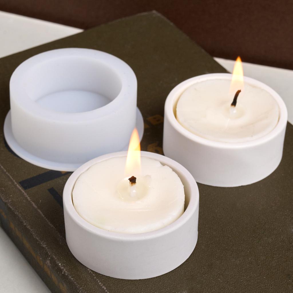 Jewelry Storage Box Silicone Mold DIY Round Succulent Flowerpot Craft Ornaments Making Plaster Resin Candle Holder Casting Molds