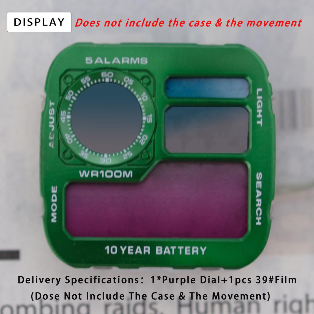 AE1200 Metal Dial & Case Mod Kit Modifed Upgrade Copper Dial Steel Case For Casio 3299 AE-1200 Replacement Watch Accessories