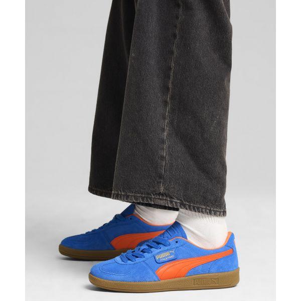 Puma Palermo Hyperlink Blue Flame Flicker Unisex Sneaker Gum 396463-25