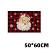 Christmas Floor Mat Funny Anti Slip Carpet for Kitchen Bedroom Living Room Kids Door Mats Holiday Party Home Rug Decor