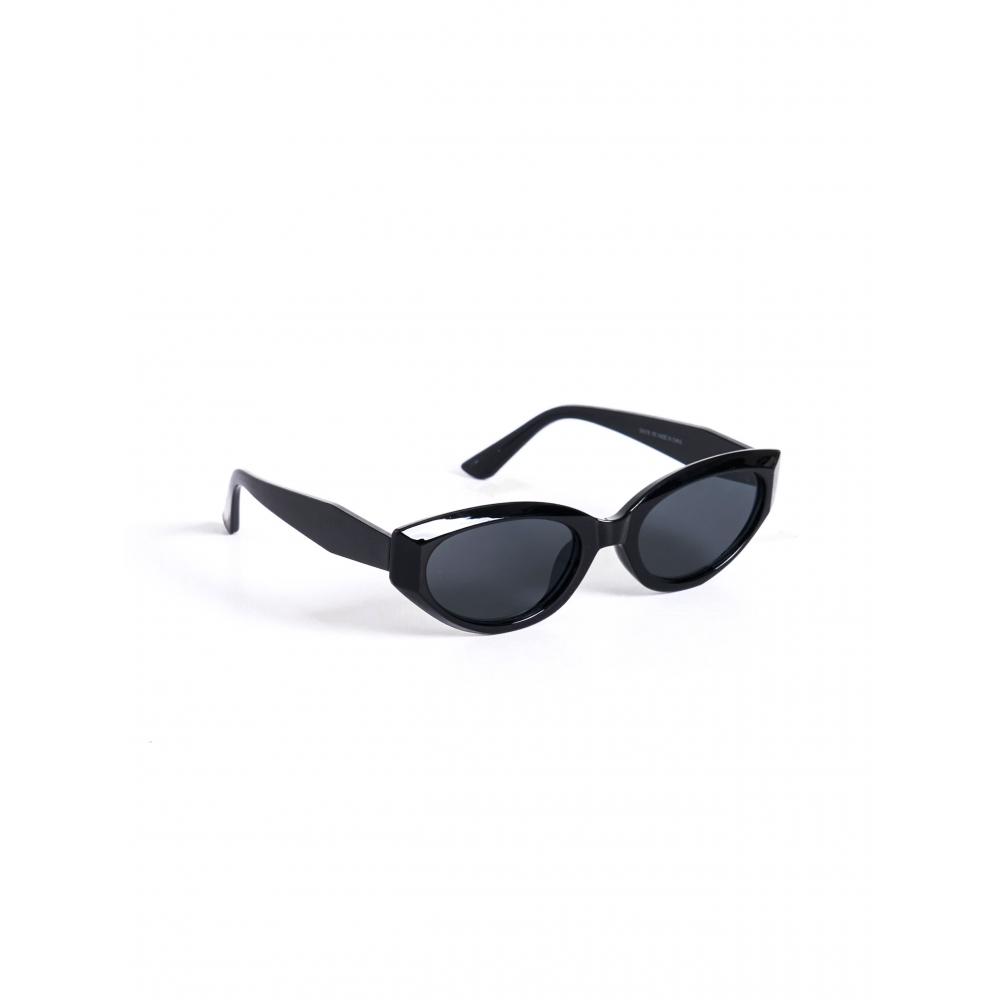 Daiso [uv Protection Up To 99 ] Translucent Cat Sunglasses Black