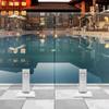 Multifunctional Stainless Steel Fence Clamp Railing Floor Stand No punching Spigot Balustrade Suppor