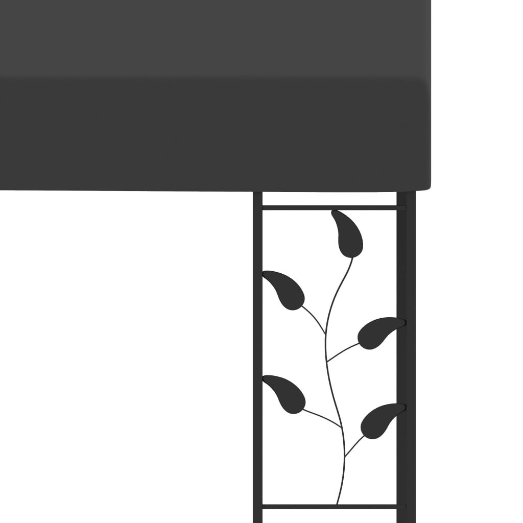 Wall Mounted Pavilion 4 X 3 X 2.5 M Anthracite