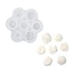 1pc Valentine's Day Porous Flower Shape Silicone Mold DIY Making Aromatherapy Gypsum Home Decoration Cake Decoration