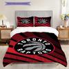 Set da tre pezzi Spirit del Basket Toronto Raptors(1 * copripiumino + 2 * federa, senza nucleo)Set biancheria da letto Copripiumino e federa