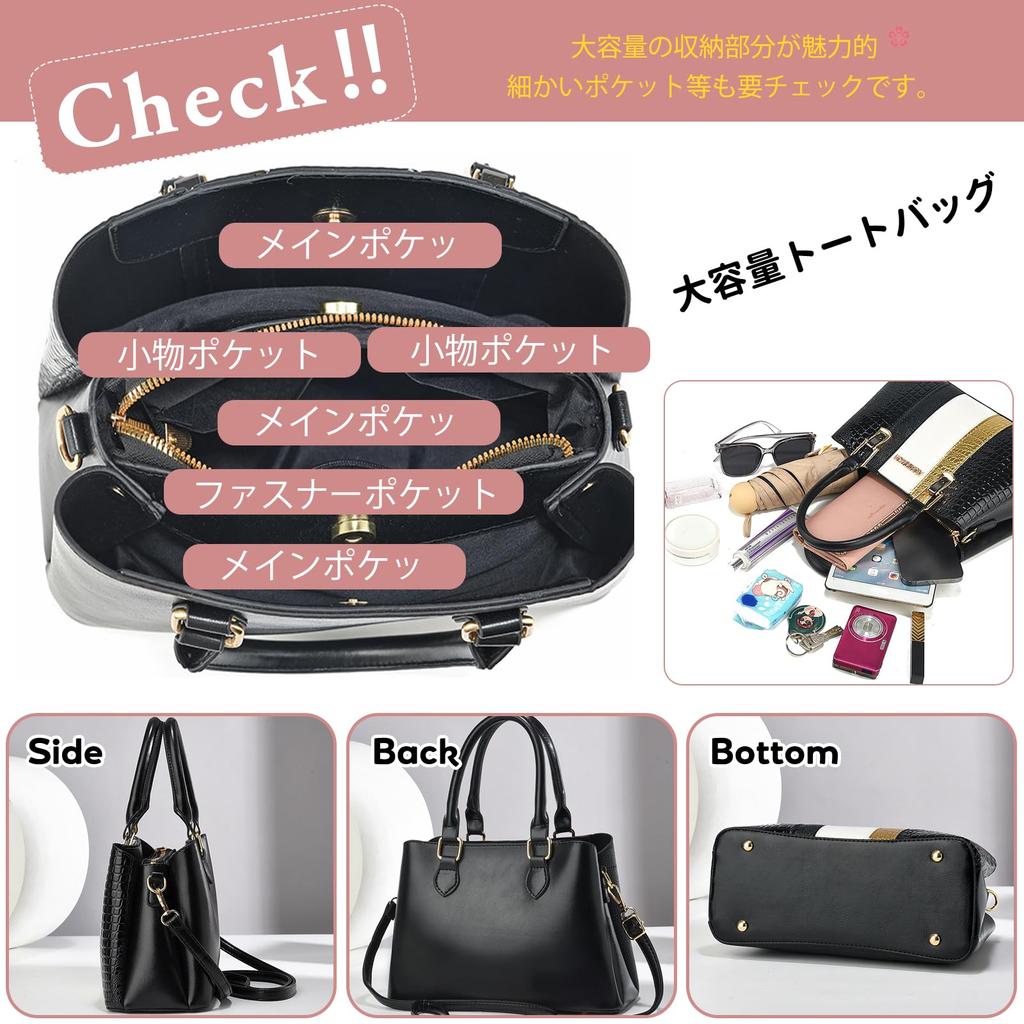 NICOLE DORIS Handbag Large Popular Design with Can Be Carried As a or Shoulder Stylish Tricolor Khaki Design for School Entrance & Women's Three-Piece