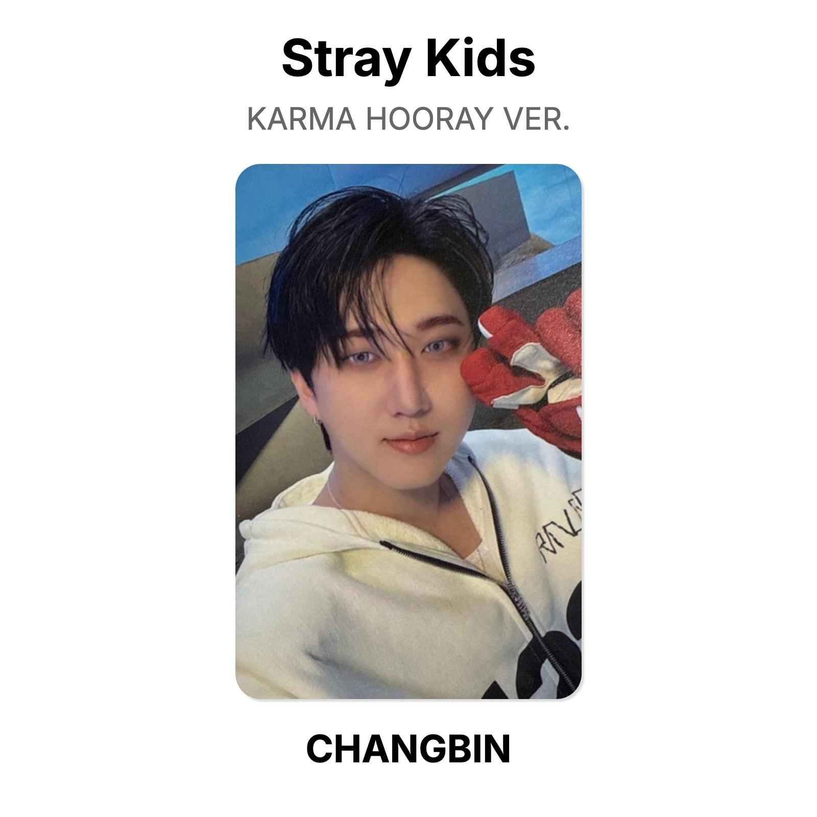 Stray Kids KARMA HOORAY ВЕР. Официальная фотокарта CHANGBIN