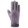 Jiaqili Winter Suede Fleece-Lined Cycling Gloves