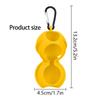 Golf Ball and Accessories Organiser Bag Waterproof Silicone Golf Ball Holder With Carabiner Clip For Outdoor Sports