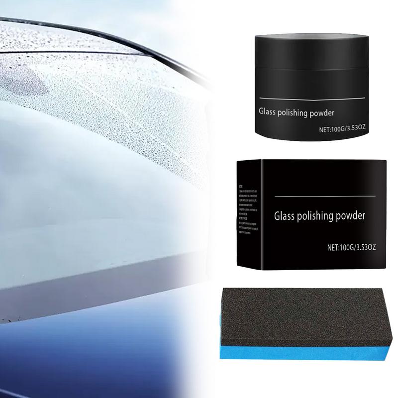Car Glass Polishing Powder Automotive Windshield Scratch Remover Powder 100g Polishing Powder Car Scratch Repair Remove Powder