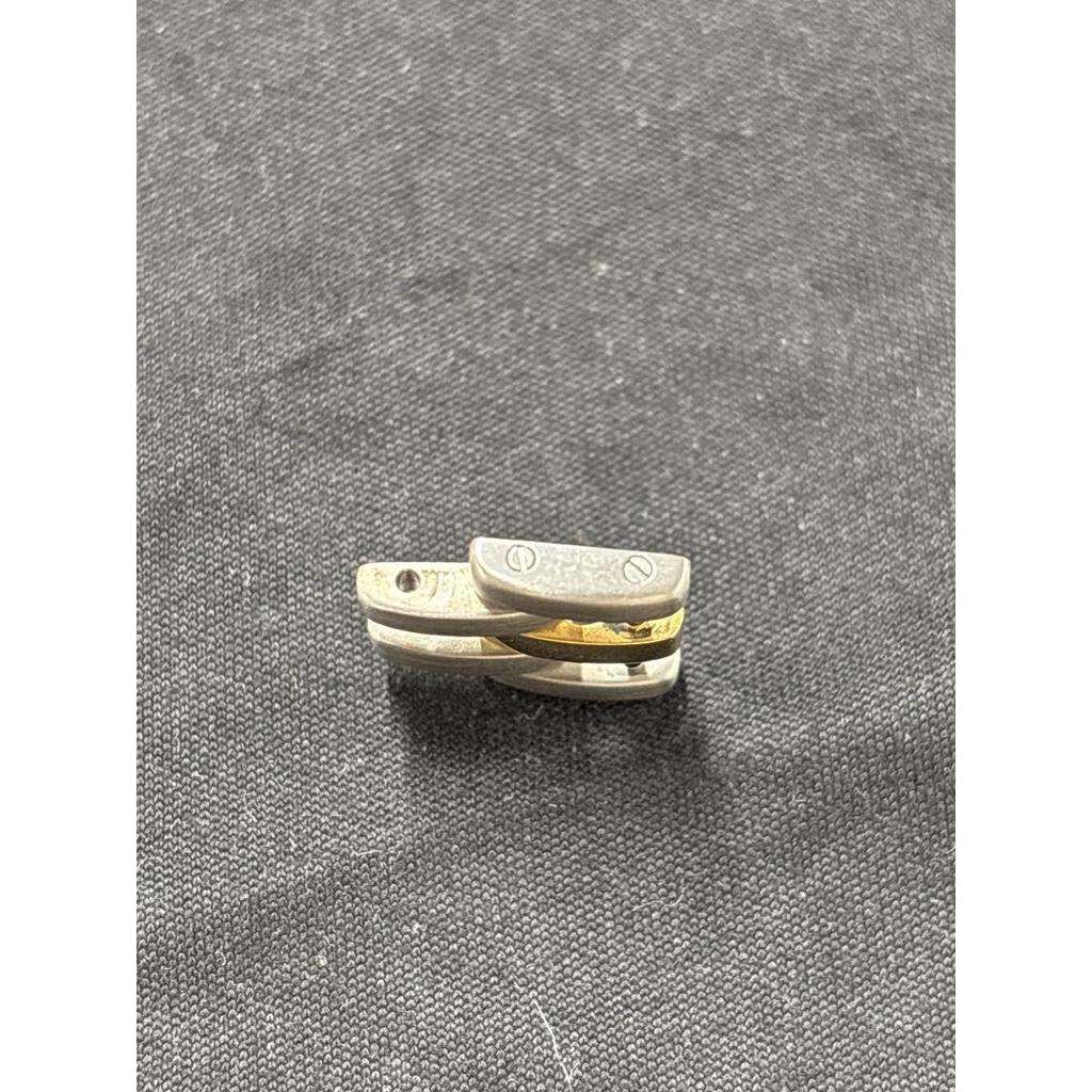 Used Cartier Genuine Old Model K18YG 1 Row Panthre LM Piece Piece 16mm 1