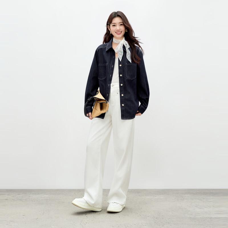 Women's Fashion Commuter Denim Shirt