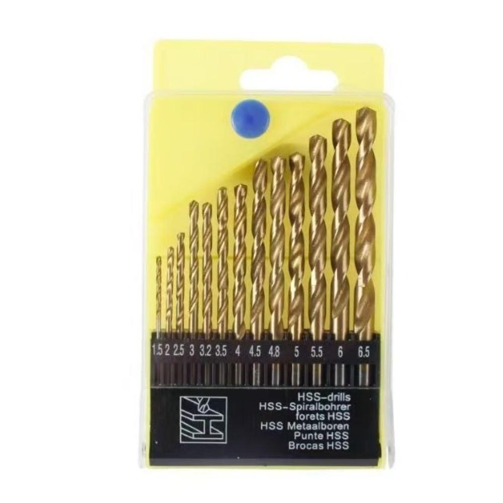 High-Speed Steel Twist Drill Bits Multi-Purpose Drill Bit Set For Stainless Steel