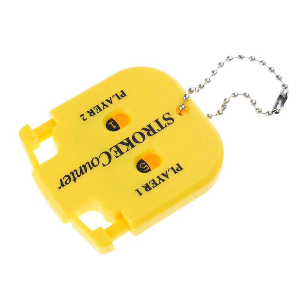 Golf Score Indicator Putt & Shot Scorekeeper for Golf Scoring Keychains 2 Player Golf Score Counter Golf Strokes Counter
