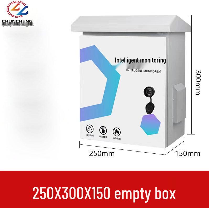Outdoor Waterproof Surveillance Signal Light Control Box with Pole Mount
