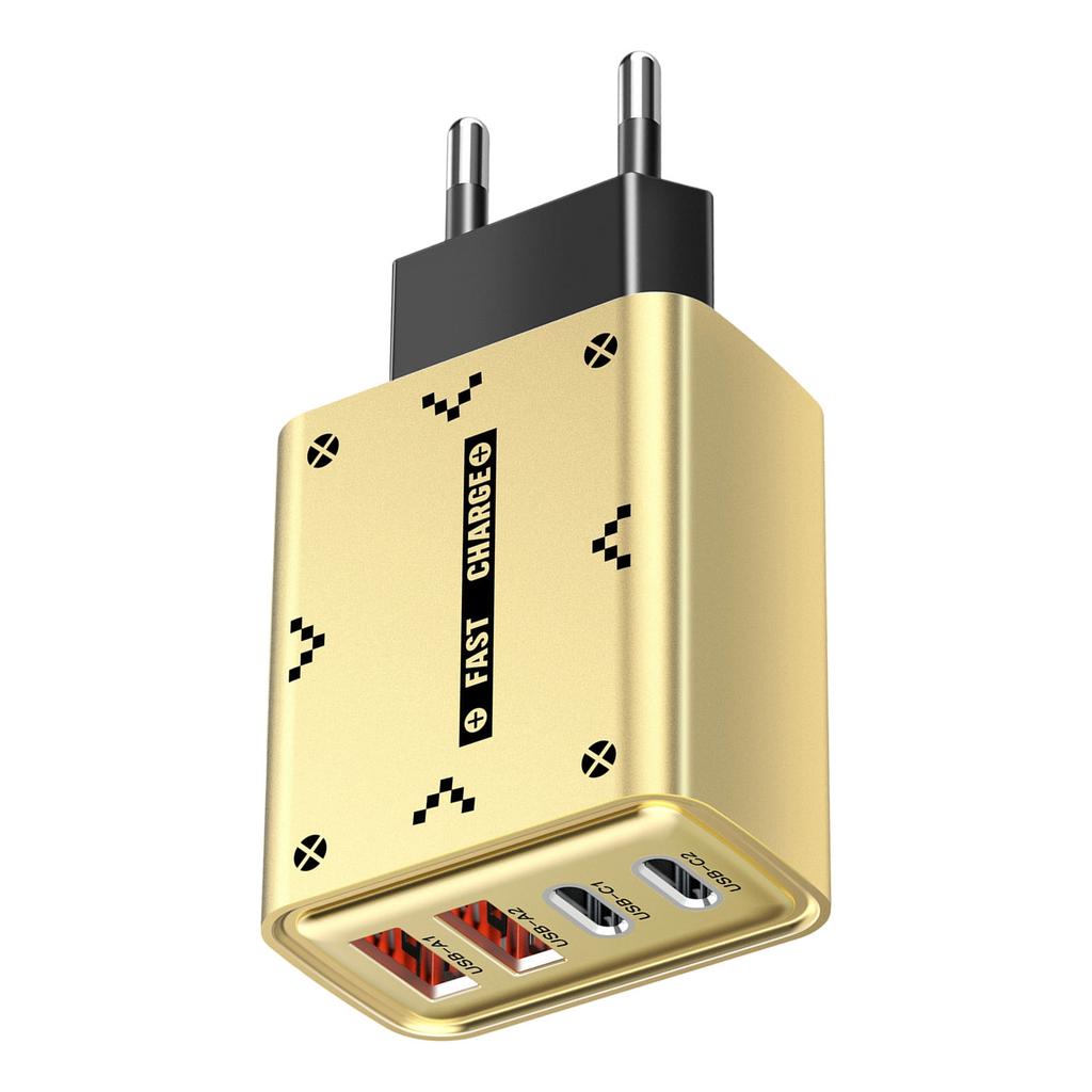 2A2C European Power Connection Fast Charging USB Type CREATE Harbors Dense Size Permanent Building