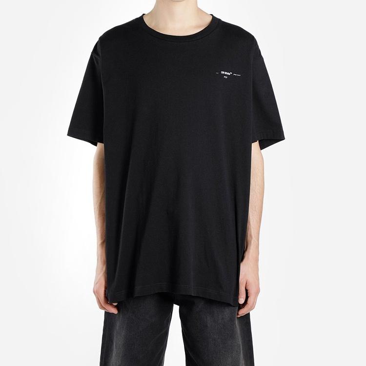 Off-White Painting Arrows Cotton Short Sleeve Men's OMAA038G20JER0061088