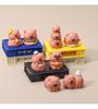 8pcs/Set Capybara Figure Toy MIni Figurine Desktop Decoration Model Ornaments Toys Boys Girls Christmas Gifts
