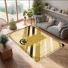 Tappeto in Velluto di Cristallo Boston Bruins Morbido Anti?Tappetino Antiscivolo Comodo per Casa Soggiorno Camera da Letto Tappeto Decorativo