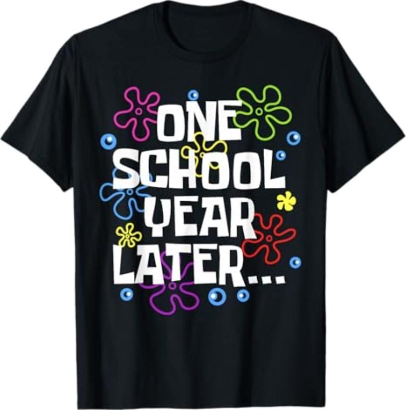 One School Year Later Summer Last Day of School Teacher T-Shirt S разноцветный