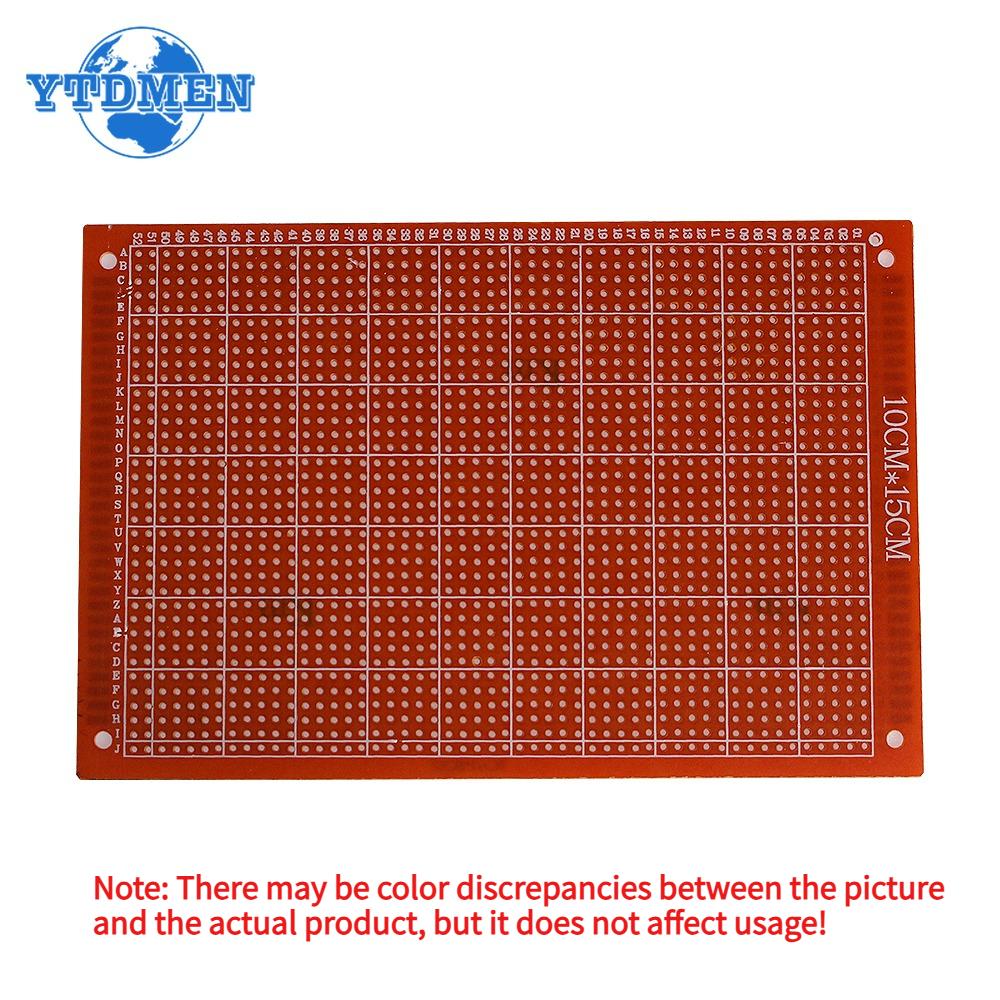 

1PCS PCB Bakelite Copper Plate 10x15cm Universal Single Sided Circuirt Board PCB Prototype Breadboard Yellow DIY 10*15cm червоний