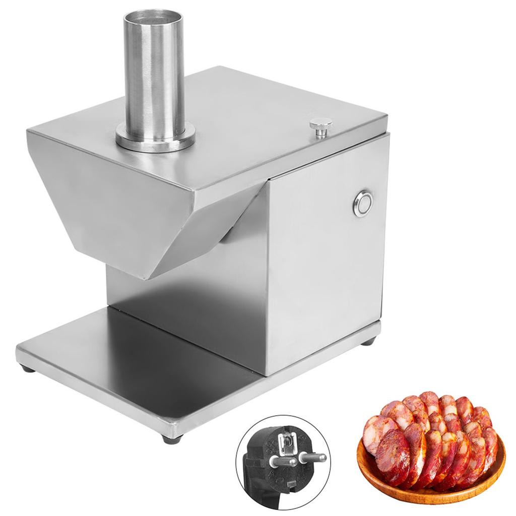 Electric Stainless Steel Adjustable Sausage Cutter Cutting Machine Kitchen Tool