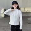 Girls' Slim-Fit Hooded Jacket - Autumn 2025 Fashionable Style for Big Kids