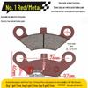 Electric Beach Car Disc Brake and Pad Set for 3-4 Wheel Vehicle