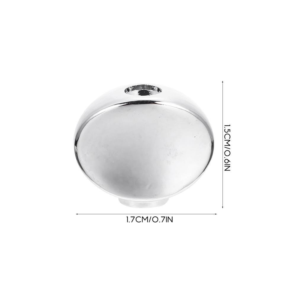 LIFKOME Set of 6 Metal Small Oval Guitar Tuning Peg Replacement Head Buttons for Classical Instrument Parts Tuners, Keys, Guitar,